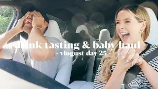 Drink Tasting & New Baby Haul | Vlogust Day 25