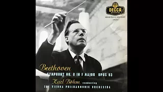 BEETHOVEN SYMPHONY No.  8 IN F MAJOR    KARL BÖHM  Conducting