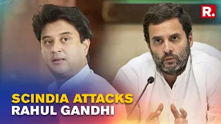 Scindia Lambasts Rahul Gandhi Over '2 Indias' Remark: 'Surprised A Citizen Could Say This'