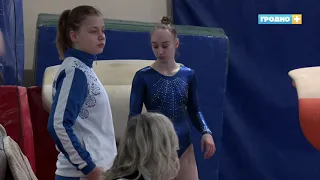 Гродненские гимнастки соревнуются за право представить область на республиканском уровне
