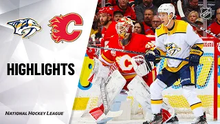 NHL Highlights | Predators @ Flames 2/6/20