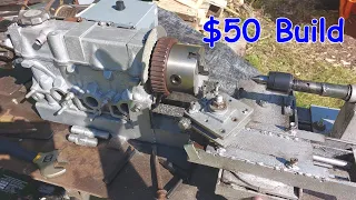 I Built a Homemade Mini Metal Lathe from Scrap [ How-to ]