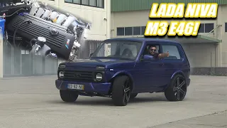 LADA NIVA SWAP M3 E46! PURE SOUND & DONUTS