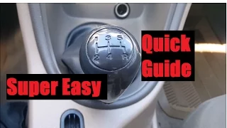 How to Drive a Manual Transmission Car (super simple quick tutorial)