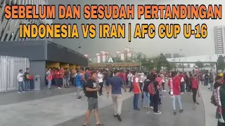 Aksi Aksi Supporter Indonesia Saat Di Luar Dan Di Dalam Stadion Bukit Jalil Malaysia | AFC CUP U-16