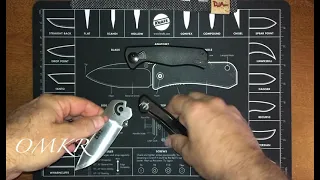 One Minute Knife Video: CRKT HVAS (redeux), field strip gen1.