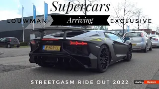 Supercars arriving! | Streetgasm Louwman | 458, STO, MC 20, Aventador, GT3 RS, RS5, 812 SF, Etc!