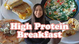 5 High Protein Breakfast Ideas | Meal Prep Friendly