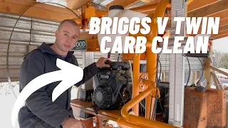 Briggs And Stratton VanGuard 23HP Carb Clean On Sawmill ( V Twin )