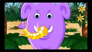 Risovashki (Little Drawers) - The Faithful Elephant (2 Ep.). Russian Musical Cartoon for Children