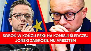 Złość, nerwy i groźby. Soboń w końcu pękł na komisji śledczej. Ofensywny początek przesłuchania