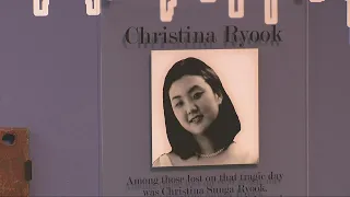 Remembering 9/11: Piece of steel from World Trade Center dedicated to Christina Ryook at Westlake Po