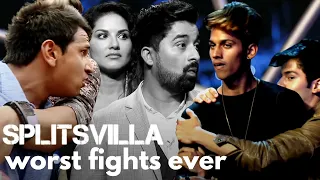 Splitsvilla की History में सबसे खतरनाक Fights | Worst Fights & Freak Outs Ever in MTV Splitsvilla
