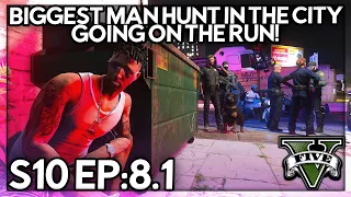 Episode 8.1: Biggest Manhunt In The City… Going On The Run! | GTA RP | GW Whitelist