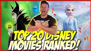 All 60 Disney Animation Films Ranked Part 3 (Top 20 Disney Films)