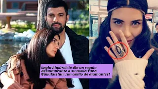 Engin Akyürek gave his girlfriend Tuba Büyüküstün a stunning gift: a diamond ring!