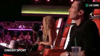 Dimash kudaibergen .... shakira se quedó con la boca abierta....😘😘😘