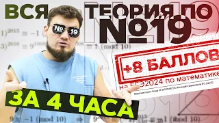 Вся теория по №19 за 4 часа | Как легко заработать +8 баллов на ЕГЭ по математике