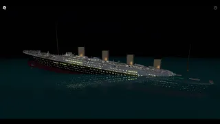 Titanic sinks sped up, April 14-15, 1912