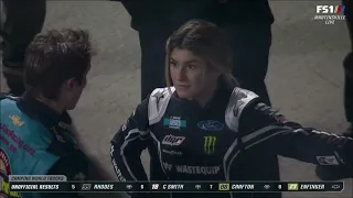 Hailie Deegan Lawless Alan fight Audio Martinsville -NASCAR Trucks