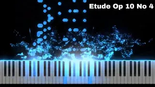 Chopin Etude Op 10 No 4 Synthesia