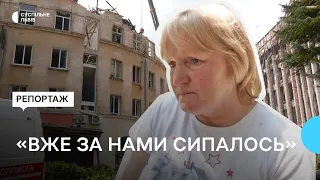 Ракетний удар по Львову: що каже мешканка будинку в який влучила російська ракета