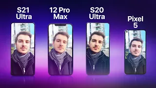 S21 Ultra vs iPhone 12 Pro Max vs S20 Ultra vs Pixel 5 - Camera Comparison!