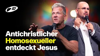 Ein antichristlicher homosexueller Aktivist entdeckt Jesus | Leo Bigger & David Bennett | ICF Zürich