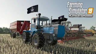 FS19 Timelapse #30 Пираты желтых полей / Pirates of the yellow fields