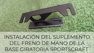 Suplemento freno de mano para base giratoria lado conductor de SPORTSCRAFT para VW T5, T6 y T6.1