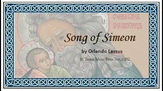 Song of Simeon by Orlando Lassus
