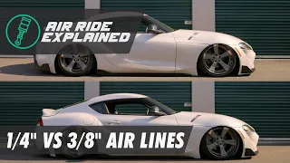 1/4" vs 3/8" Air Line Speed Comparison