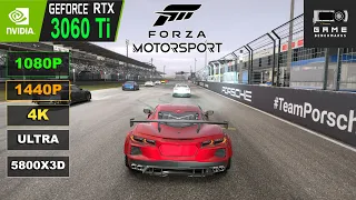 RTX 3060 Ti | Forza Motorsport 1080P, 1440P, 4K Ultra Settings