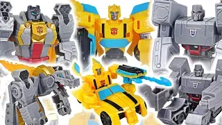 Transformers Cyberverse scout class Bumblebee, Grimlock! Defeat Megatron, dinosaur! #DuDuPopTOY