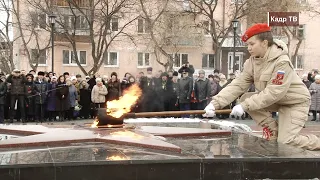 Историческое событие состоялось в г. Асбесте: Зажжение Вечного огня у памятника Победы!