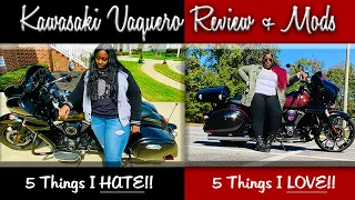 MOD IT UP! MY KAWASAKI VAQUERO MODS (Part 1) | Quasi-Review | Comparison to Harley Road Glide