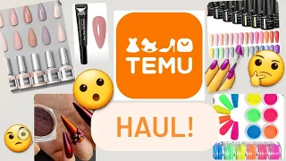 TEMU Unboxing  💅 Nail supplies