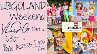 LEGOLAND WINDSOR VLOG 2019 | QBOT & RIDE ACCESS PASS TIPS | RIDES FOR TODDLERS | AD | PART 2