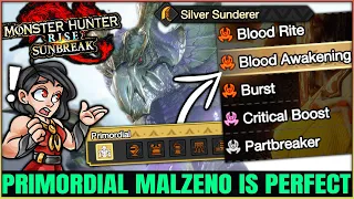 PRIMORDIAL MALZENO IS A MASTERPIECE - New OP Armor & Fight Breakdown - Monster Hunter Rise Sunbreak!