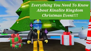 Everything about the new Kinalite Kingdom Christmas Event!