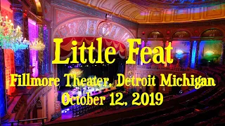 Little Feat, Detroit, October 12, 2019 in 4K, 6 camera, full set.