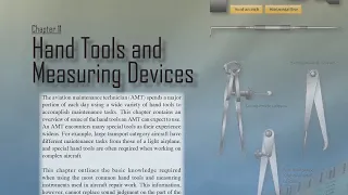 Hand Tools and Measure. (Aviation Maintenance Technician Handbook FAA-H-8083-30A Audiobook Ch.11)