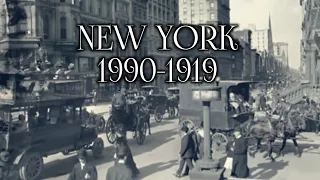 New York City 1900-1919 In Color HD