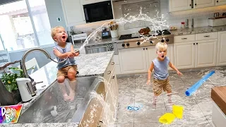 Indoor Swimming Pool Prank! 😱 (CAUGHT ON CAMERA!)