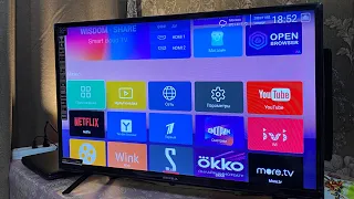 Распаковка Нового Смарт телевизора за 10000 рублей с wi fi supra stv lc32st0075w