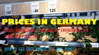 Prices in Germany - in supermarkets. Tips and tricks