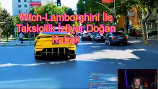 Wtcn-Lamborghini İle Taksicilik İzliyor Doğan Kabak