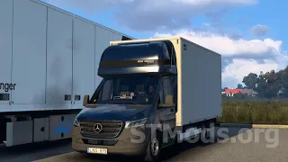 Мод Mercedes-Benz Sprinter Tourer Megamod версия 1.0 Fix для Euro Truck Simulator 2