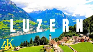 Lucerne, Switzerland🇨🇭4K UHD Drone Footage | Luzern