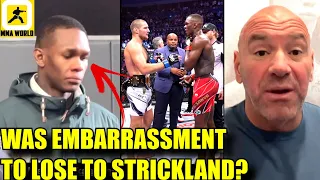 Dana White reacts to Israel Adesanya refusing to do UFC 293 Post fight presser,UFC pissed off at DDP